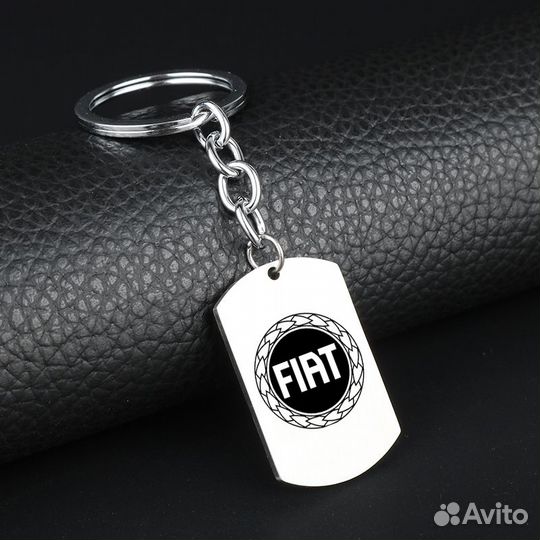 Брелок жетон для ключей с логотипом 