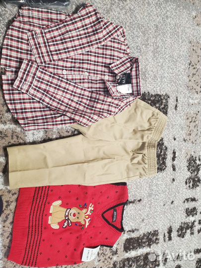 Костюм тройка для мальчика 86