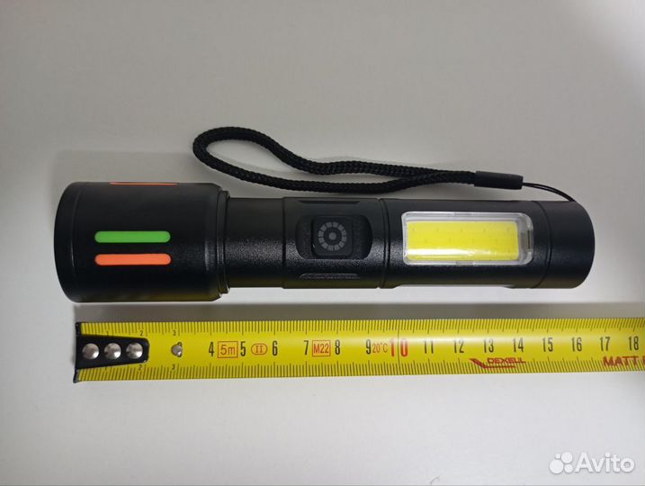 Мощный лазерный 10000Лм ручной фонарь + Налобный