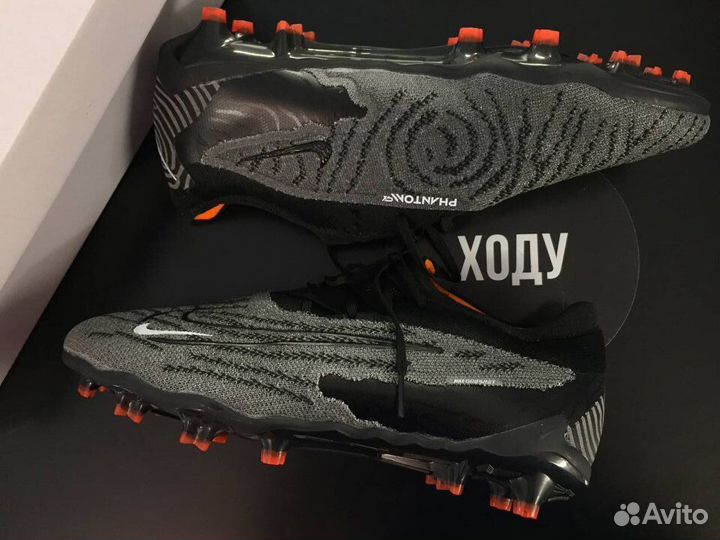 Бутсы Nike Phantom GX Elite Link FG black no socks