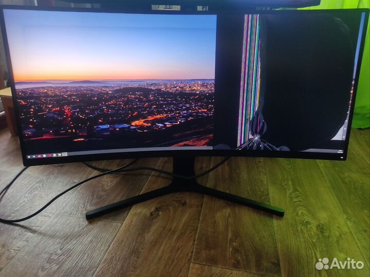 Монитор 2 Xiaomi Mi Curved Gaming 34