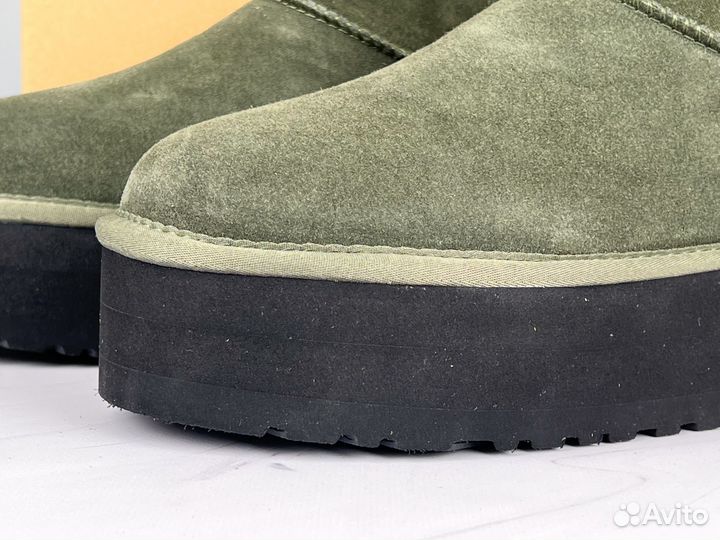 Угги на платформе UGG Ultra Mini Platform Green