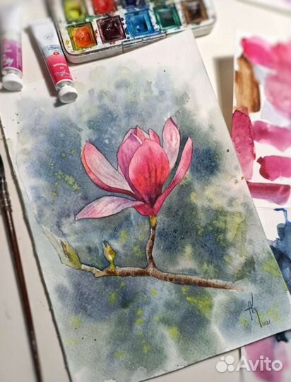 Картина акварель