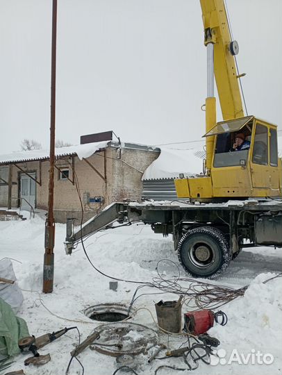 Замена насоса В скважине