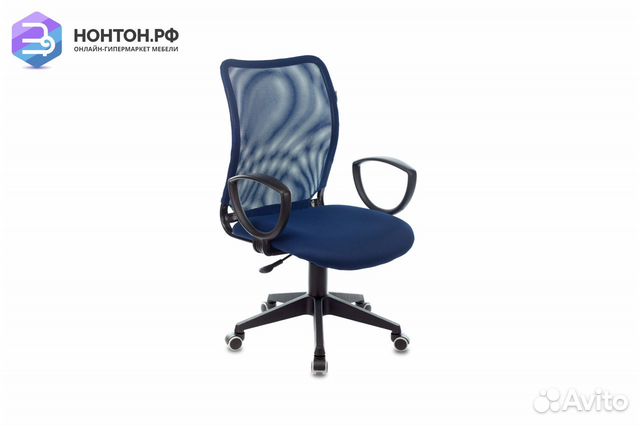 Компьютерное кресло Бюрократ CH-599axsn темно-сине
