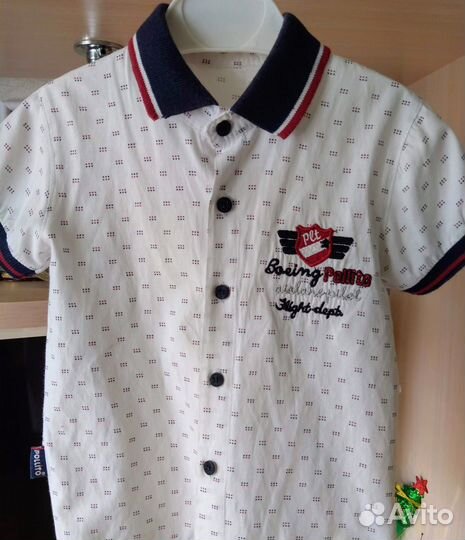 Рубашка-поло, размер 98