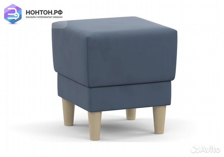 Пуф Айрин светло-синий