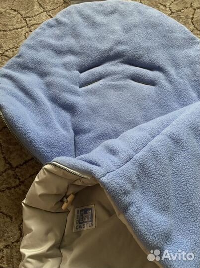 Теплый конверт в коляску Red Castle/Муфта для рук