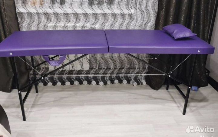 Кушетка косметологическая фиолетовая