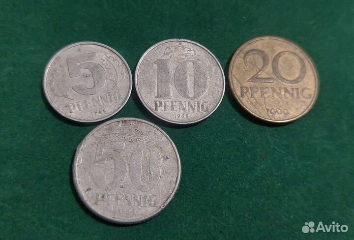 Монеты разных стран, Испания, Болгария, Германия