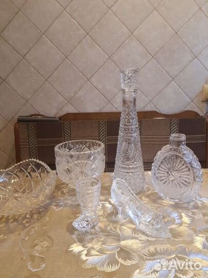 Хрустальные конфетницы времен СССР