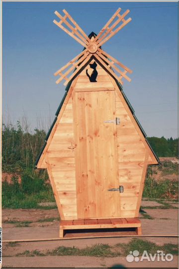 Дачный туалет с дельфином BVT
