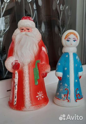 Дед мороз и снегурочка под елку СССР