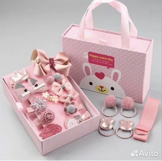 Заколки детские новые набор в упаковке