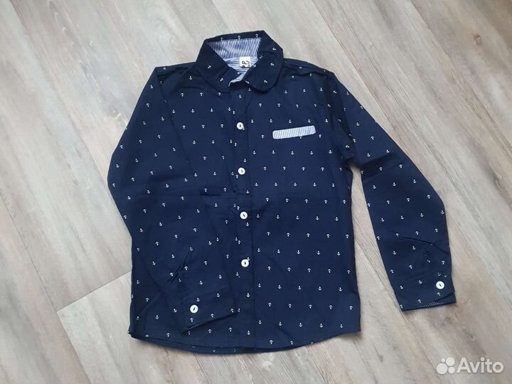 Рубашка новая для мальчика 128 134