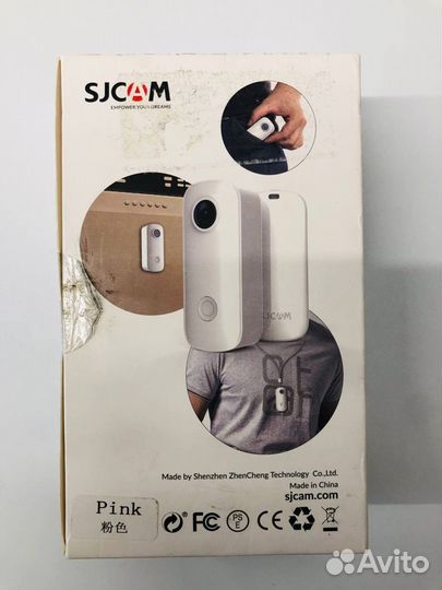Экшн камера sjcam C100 розовая