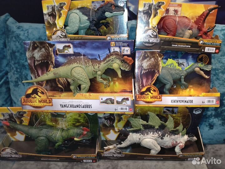 Динозавры jurassic world mattel
