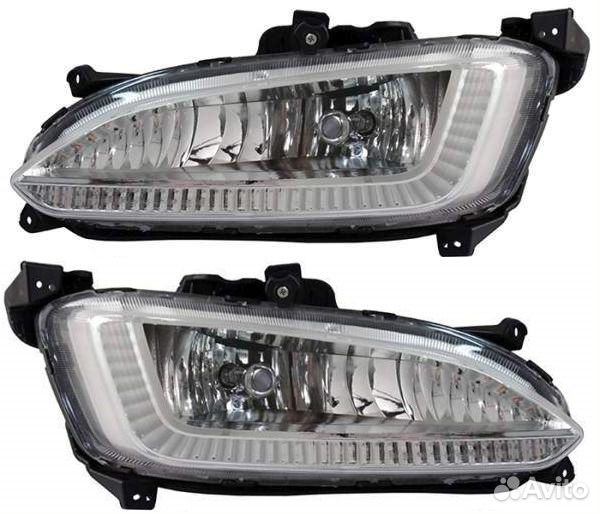 Туманка Hyundai Santa Fe 2013+