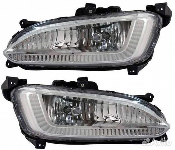 Туманка Hyundai Santa Fe 2013+