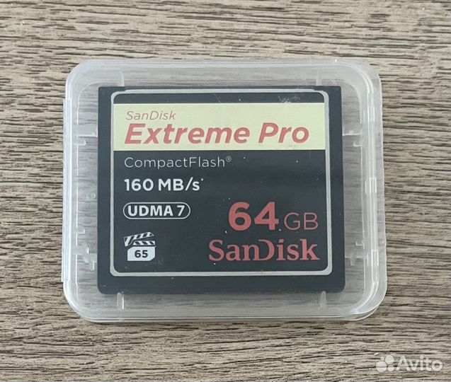 Карта памяти SanDisk Compact Flash 64GB