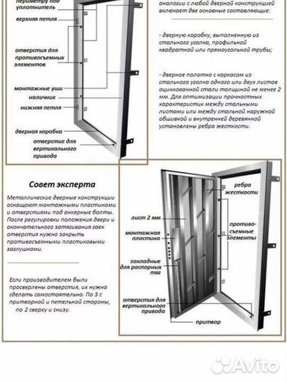 Входные двери в размер