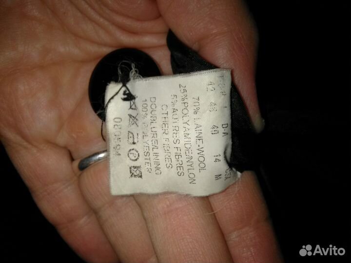 Женское пальто haute couture. Италия. Шерсть