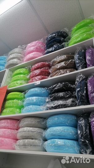 Подушки рогалик с эффектом памяти