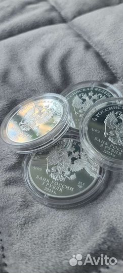 Серебряные коллекционные монеты Цой