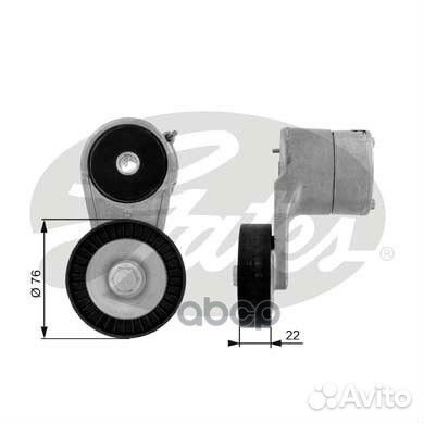 Натяжной ролик, поликлиновой ремень Gates T382