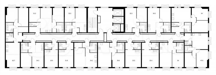 1-к. квартира, 34,3 м², 14/25 эт.