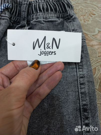 Джинсы джоггеры для мальчика 164