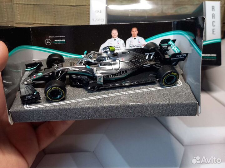 Модельки Burago AMG formula1