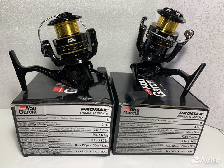 Катушка для спининга Abu Garsia P MAX 3000;4000