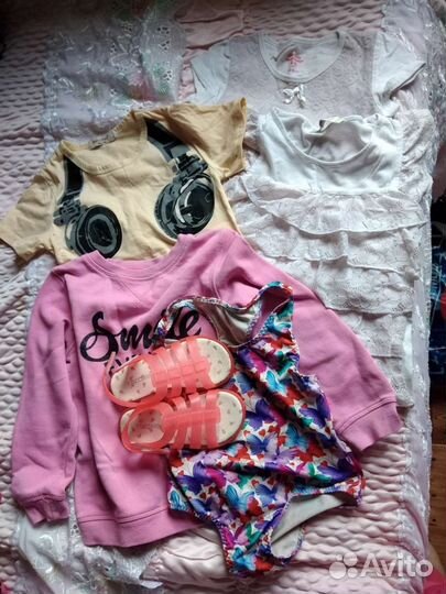 Вещи пакетом на девочку