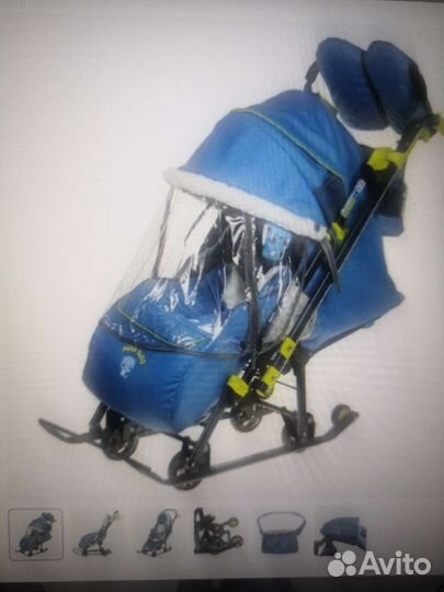 Санки коляска Ника 7 3