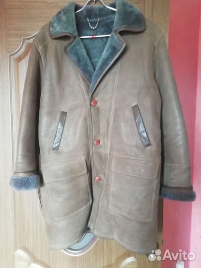 Дубленка натуральная мужская 48 50 размер