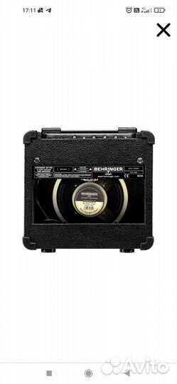 Ламповый комбик Behringer