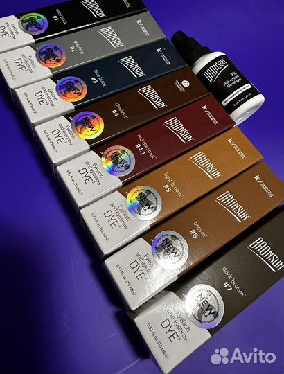 Краска Bronsun для окрашивания бровей и ресниц