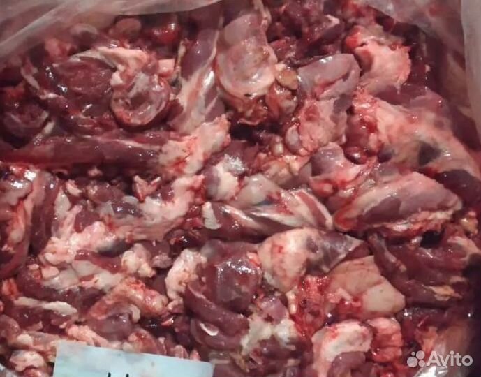 Субпродукты/мясо для собак