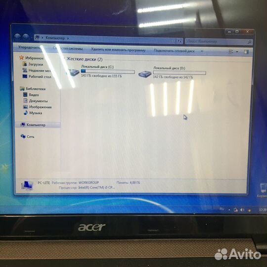 Ноутбук aser 5742 2009 г id 74831