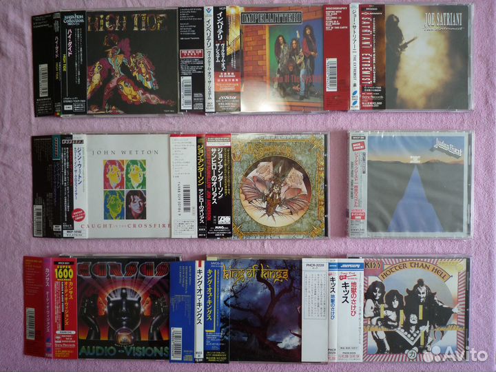 Компакт-диски CD японские в мини-виниле и стекле