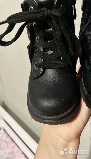 Ботинки демисезонные для девочки 23 размер