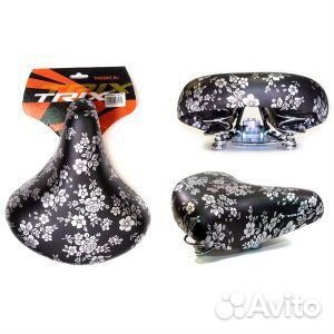 Седло для велосипеда Trix комфорт 245*210мм