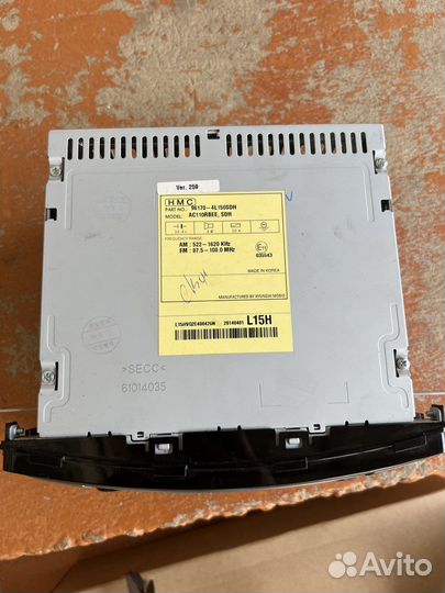 Магнитола hyundai solaris