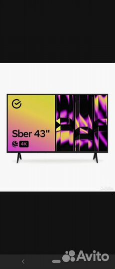Умный телевизор Sber 4K UHD 43