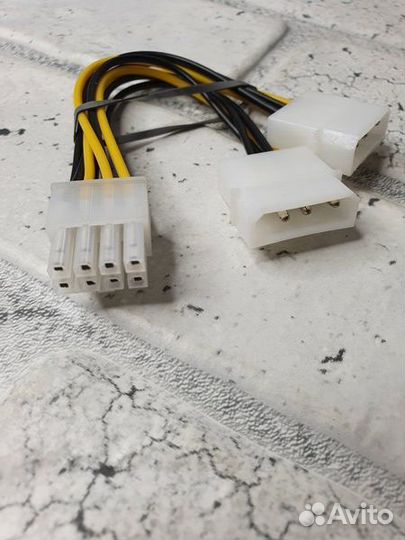 Переходник питания с 2x Molex на 8Pin (PSU-81)