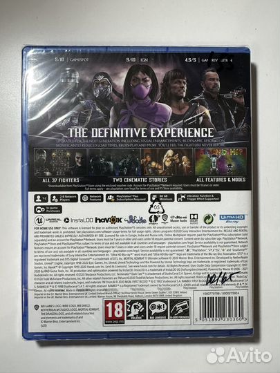 Mortal Kombat 11 PS5 Диск Новый