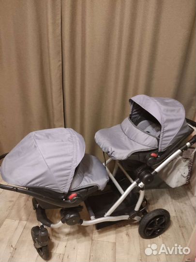 Коляска для двойни 3 в 1
