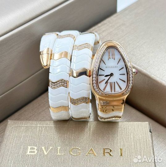 Часы Bvlgari Serpenti Spiga White Dial