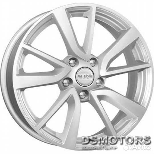 Диски кс699 7/17 5x112 ET49 d57.1 сильвер